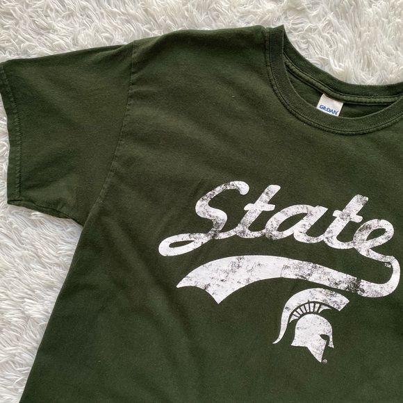 GILDAN • Michigan State Short Sleeve Tee Shirt size Large - Picture 7 of 15